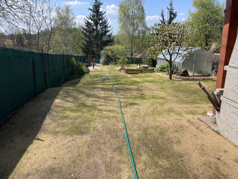 3. krok, 2 týdny po pokládce grasstexu