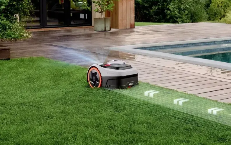 Bezdrátová technologie robotických sekaček