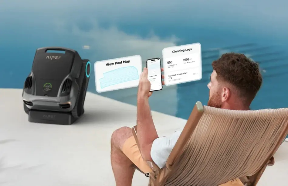 Ovládání přes mobilní aplikaci Aiper a nastavení režimů