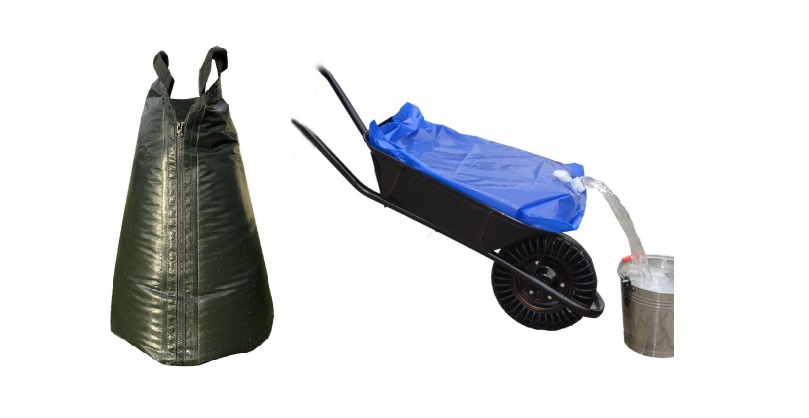 Zavlažovací vaky na stromy