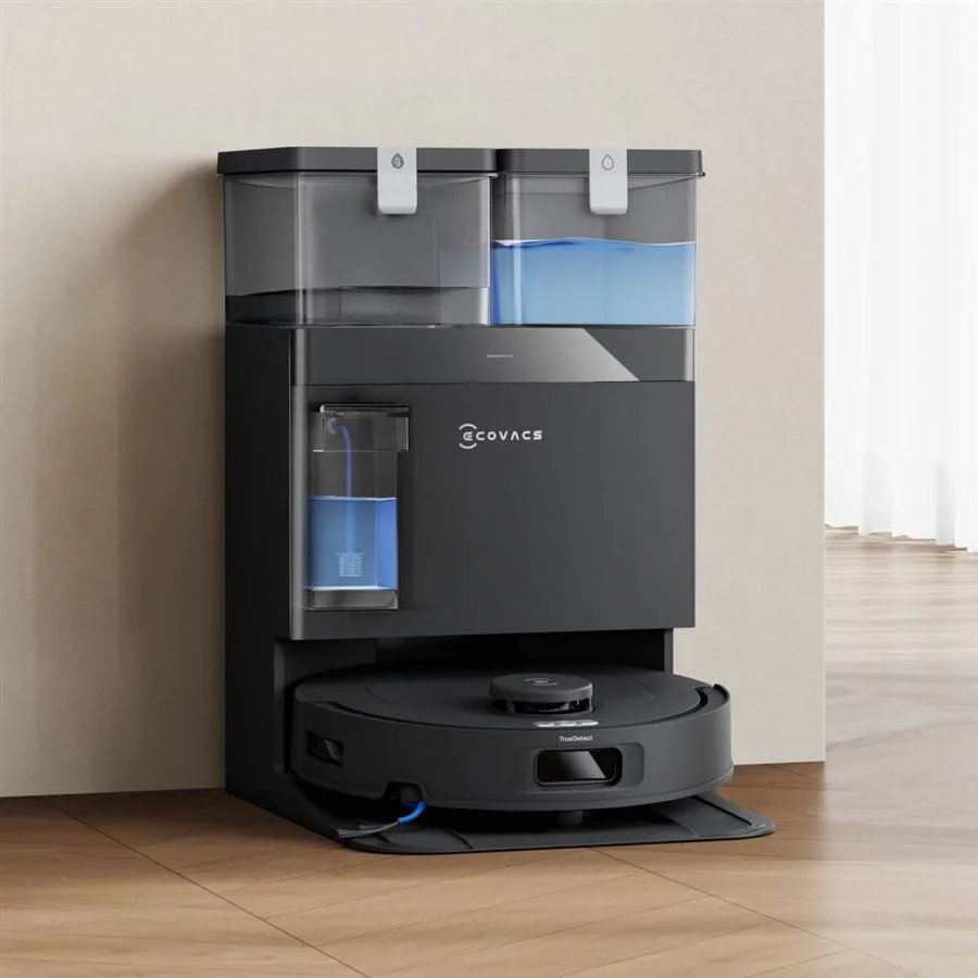 ECOVACS DEEBOT T30C OMNI – detail all-in-one OMNI stanice s nádržemi