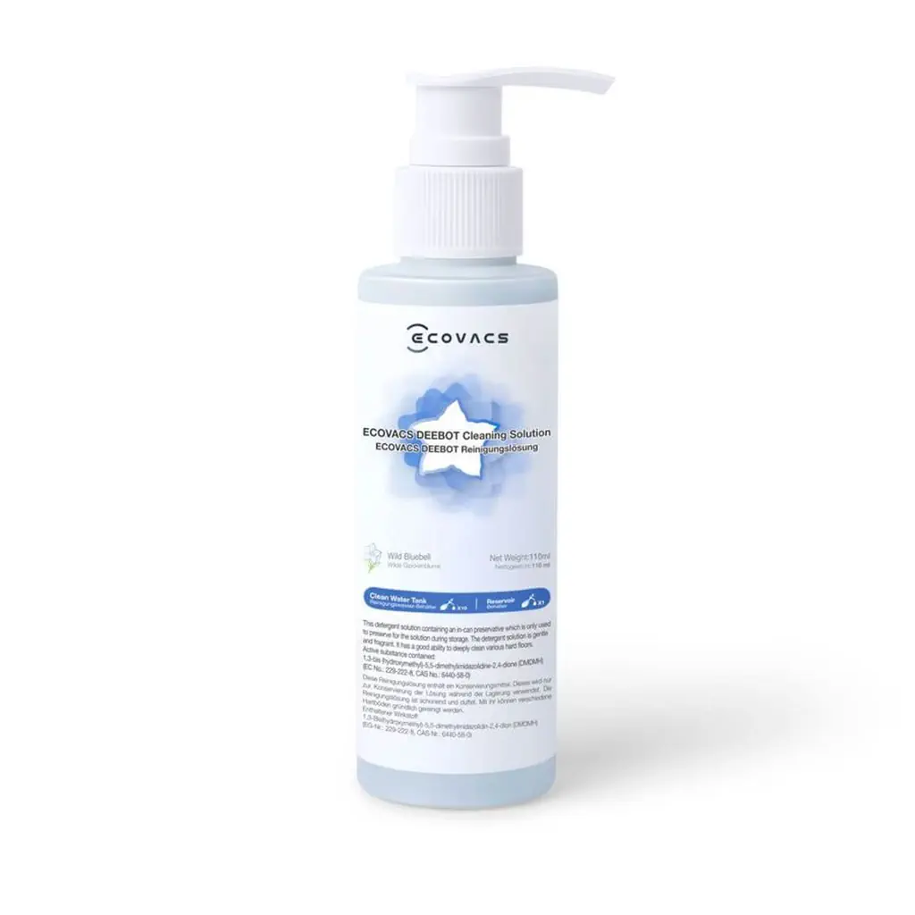 ECOVACS DEEBOT univerzální čisticí prostředek pro 2v1 robotické vysavače, lahvička 110 ml