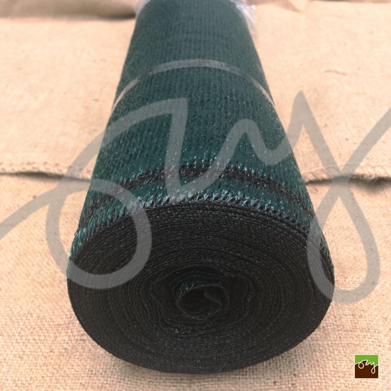 Stínící plachta na plot zelená 99% | 1x50m | 50m2 | 260g/m2