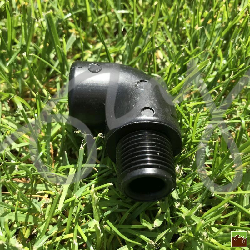 Plastové koleno 1/2" vnější a vnitřní závit