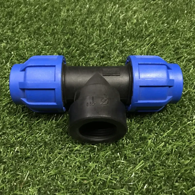 PP T-kus na PE potrubí Ø25mm 1" vnitřní závit