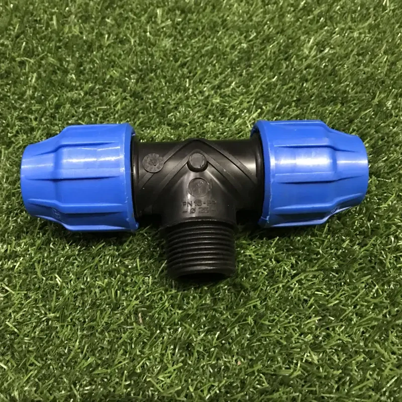 PP T-kus na PE potrubí Ø25mm - 1" vnější závit