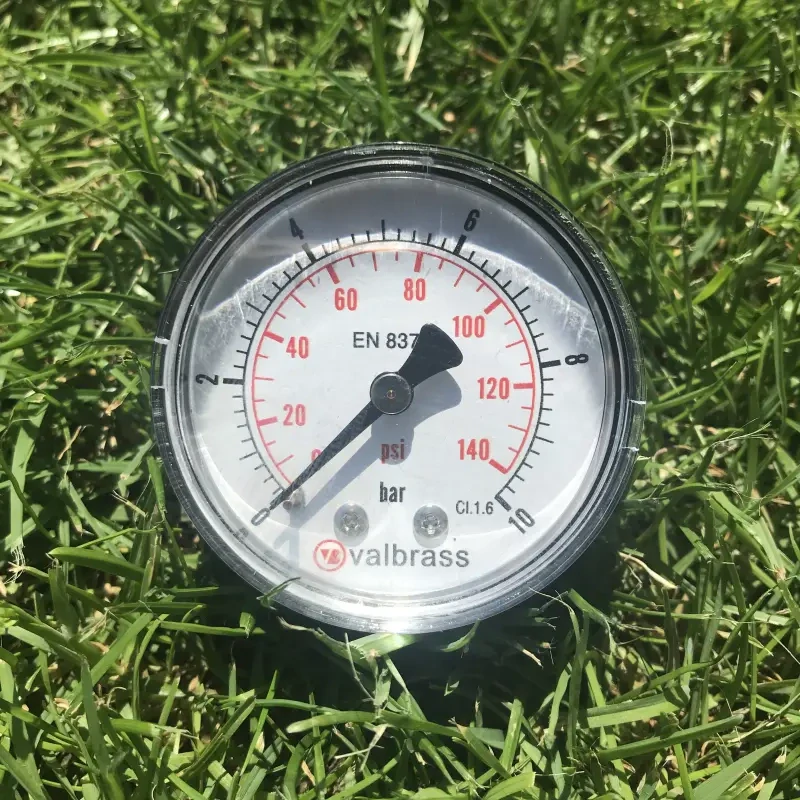 Manometr 0-10 bar zadní připojení Ø50mm