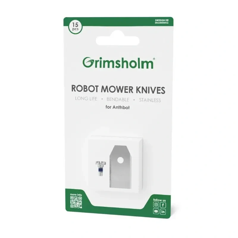 Sada 15ks nožů pro robotické sekačky Anthbot