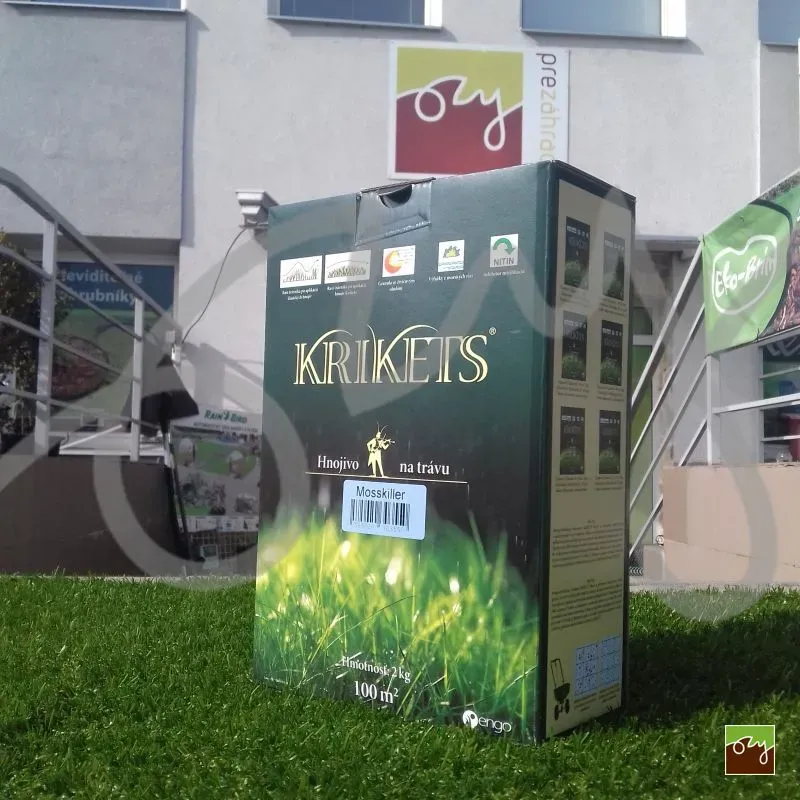 Hnojivo proti mechu KRIKETS®, krabice 2kg