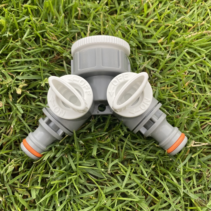 Rozdvojka s ventily pro 2 rychlospojky - 3/4" vnitřní závit