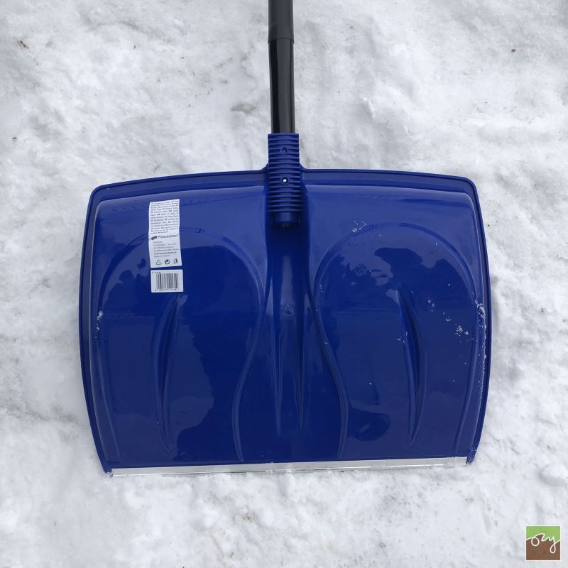 Ergonomická lopata na sneh Ergometal modrá