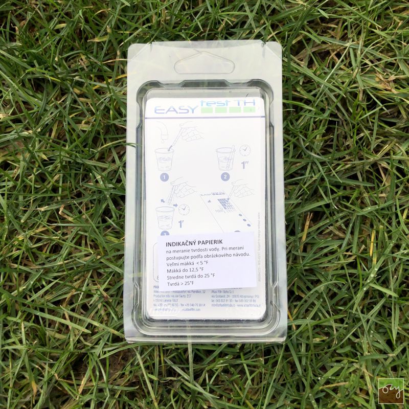 Tester na tvrdost vody 5ks pásek