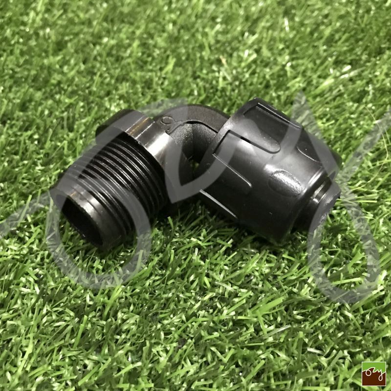Šroubovací koleno Ø20mm - 3/4" vnější závit