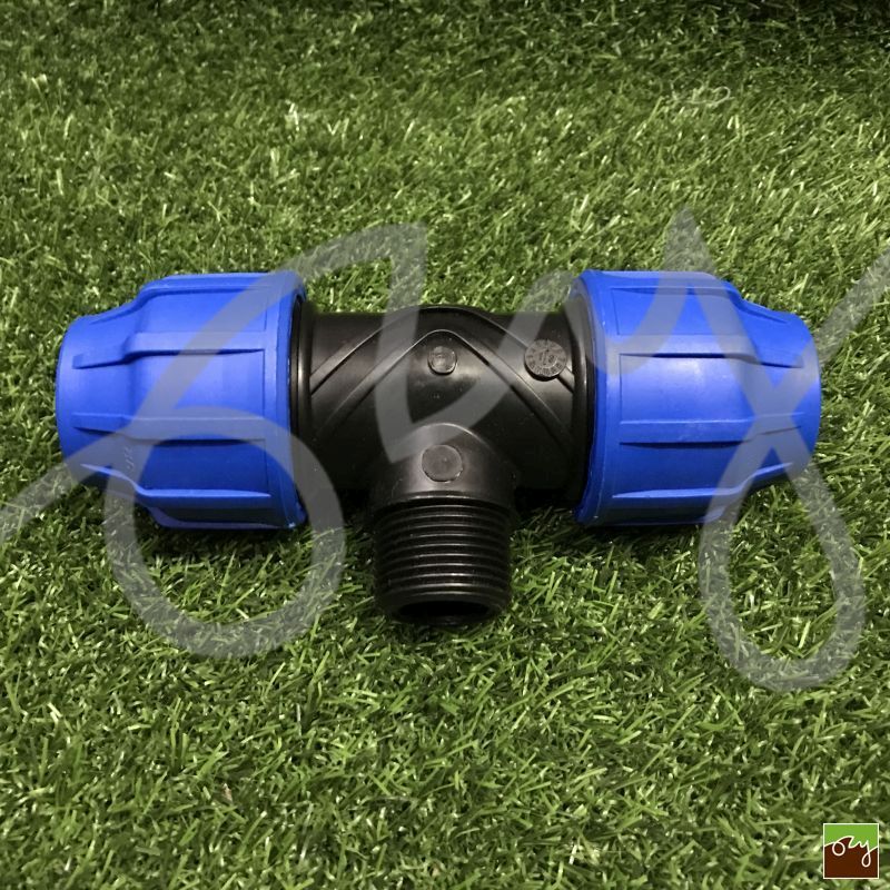 PP T-kus na PE potrubí Ø32mm 1" vnější závit