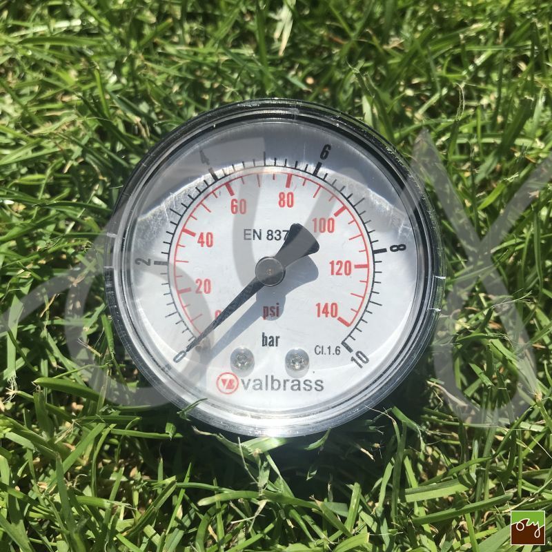 Manometr 0-10 bar zadní připojení Ø50mm