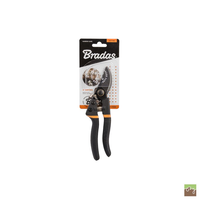 Zahradní nůžky s ocelovou čepelí - černé