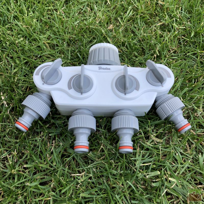 4-cestný rozdělovač s ventily - 1" + 3/4" vnitřní závit