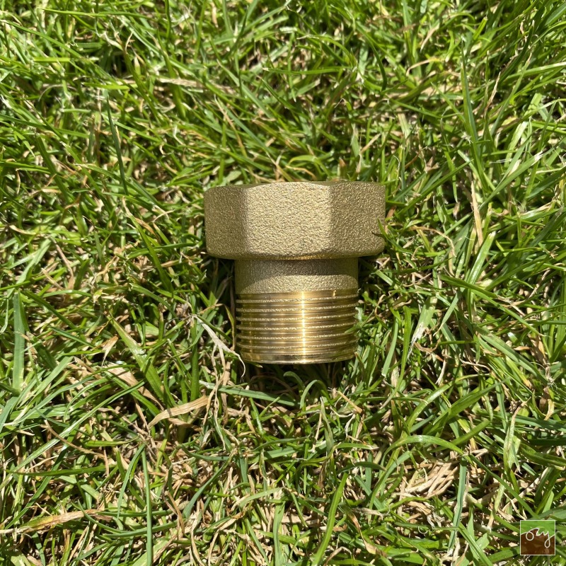 Mosazná holendrová redukce 1" - 3/4" vnitřní x vnější závit