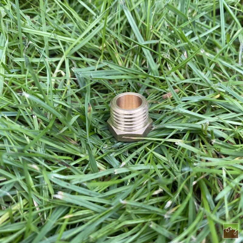 Mosazná zátka 1/4" vnější závit