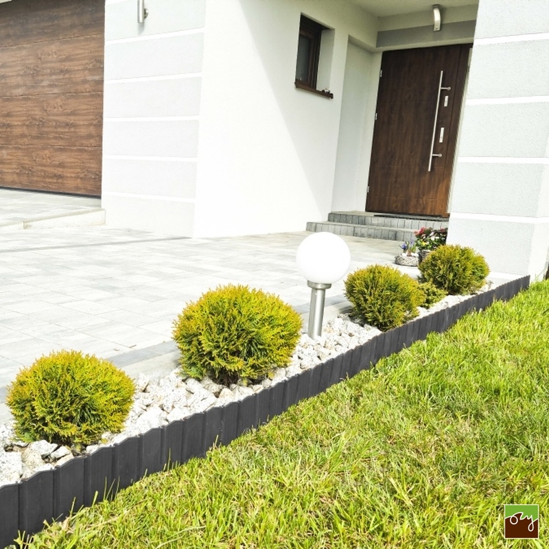 Zahradní palisáda OZYedge 3,14m - antracitová