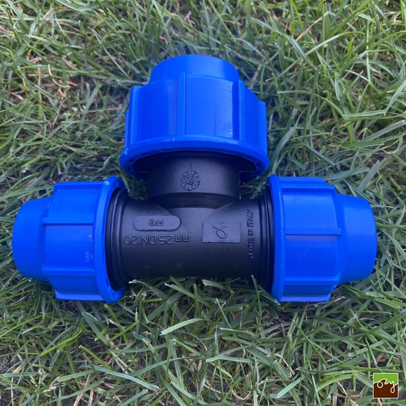 PP T-kus na PE potrubí redukovaný Ø25mm - Ø32mm