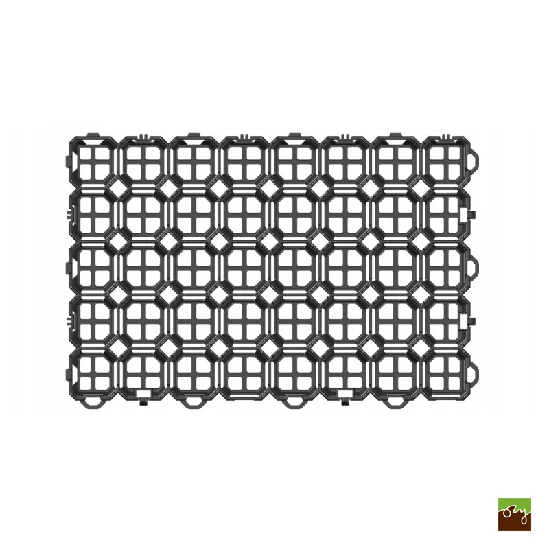 Parkovací zatravňovací deska OZYraster černá