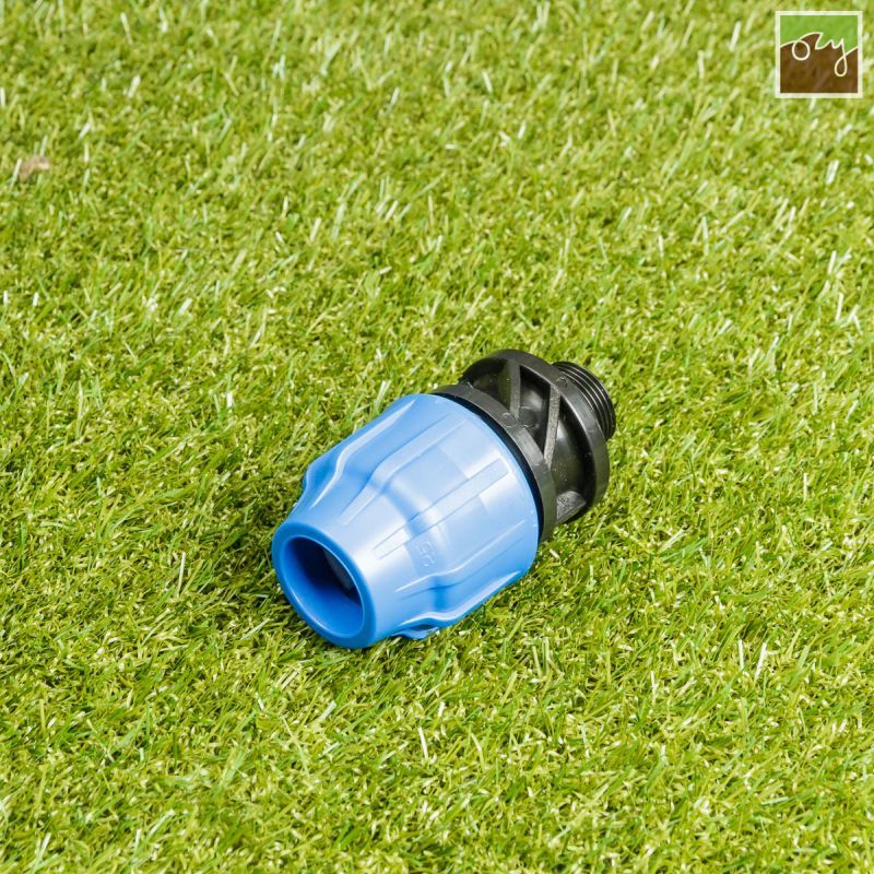 PP průchodka Ø25mm - 3/4" vnější závit