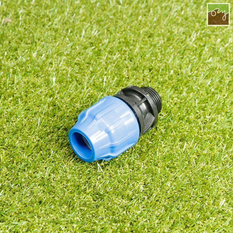 PP průchodka Ø25mm - 1" vnější závit