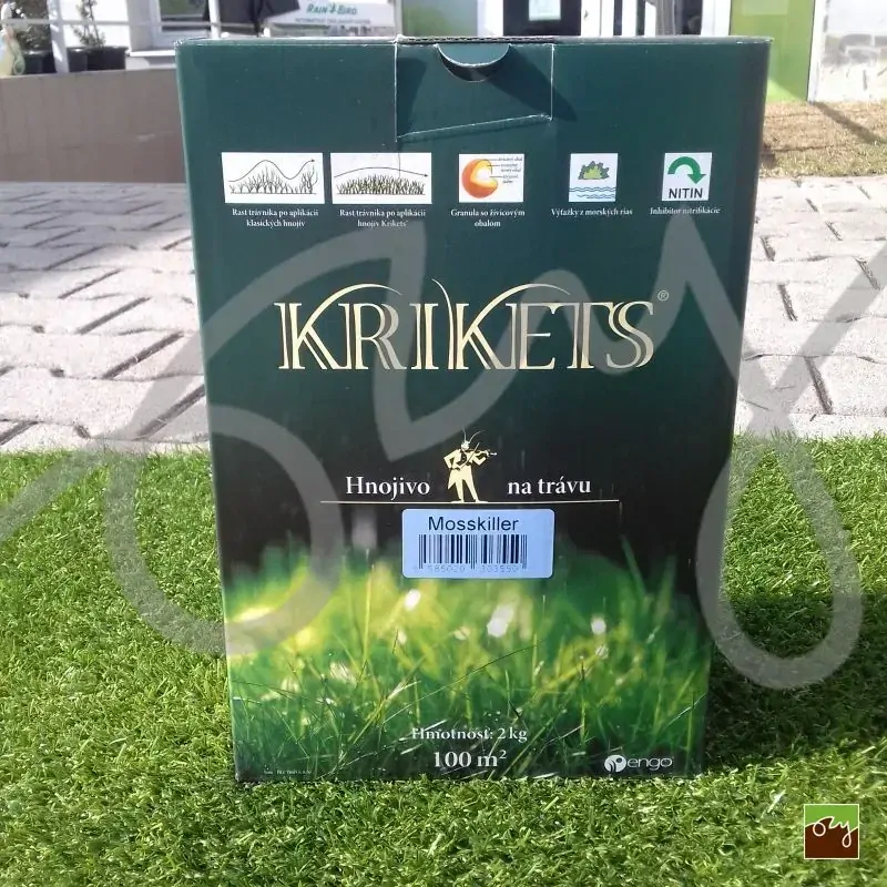 Hnojivo proti mechu KRIKETS®, krabice 2kg