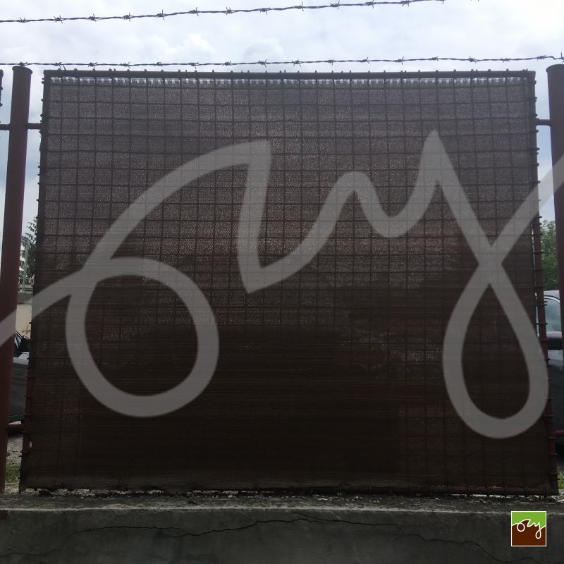 Stínící plachta na plot hnedá 90% | 1,8x10m | 18m2 | 160g/m2