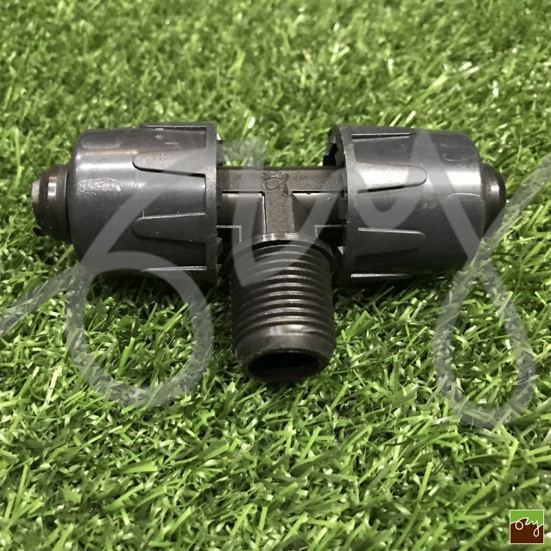 Šroubovací T-kus Ø20mm x 3/4" vnější závit