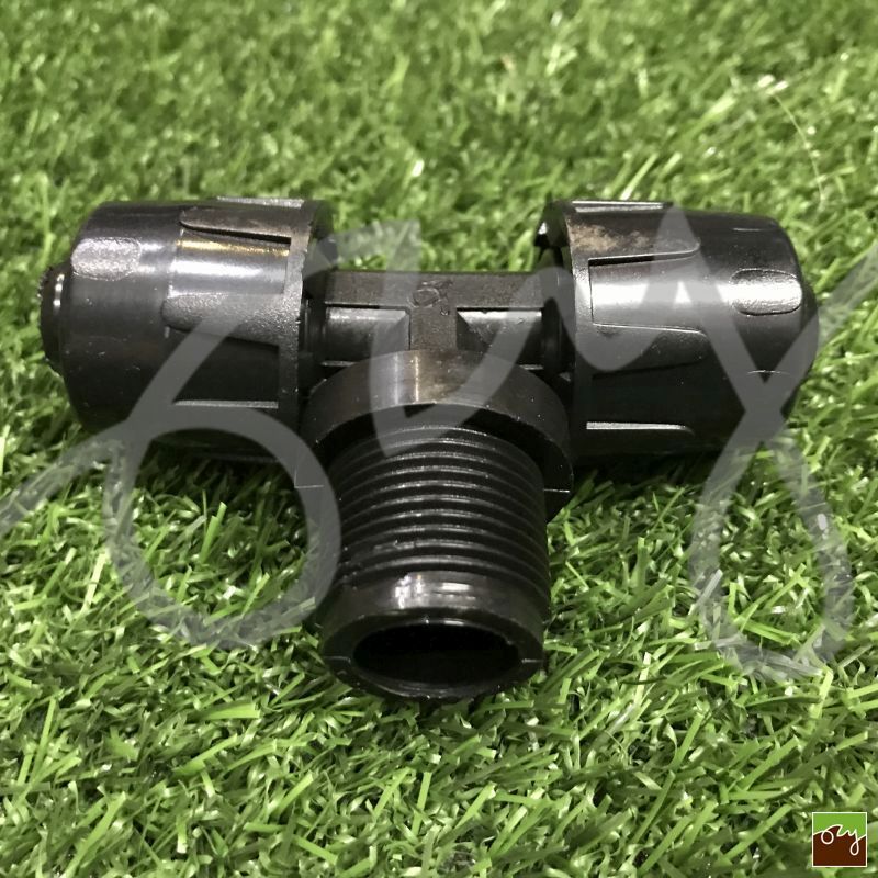 Šroubovací T-kus Ø20mm x 1/2" vnější závit