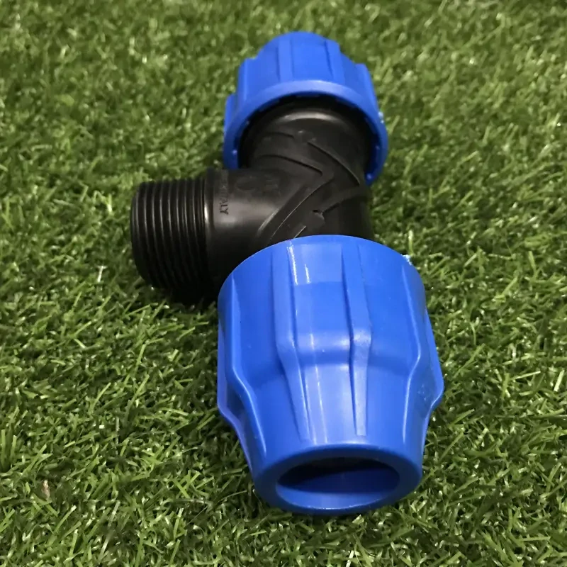 PP T-kus na PE potrubí Ø25mm - 1" vnější závit