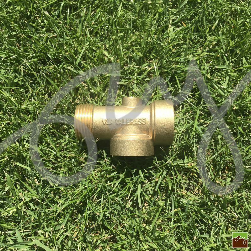 Mosazná 5-ti cestná tvarovka 82mm