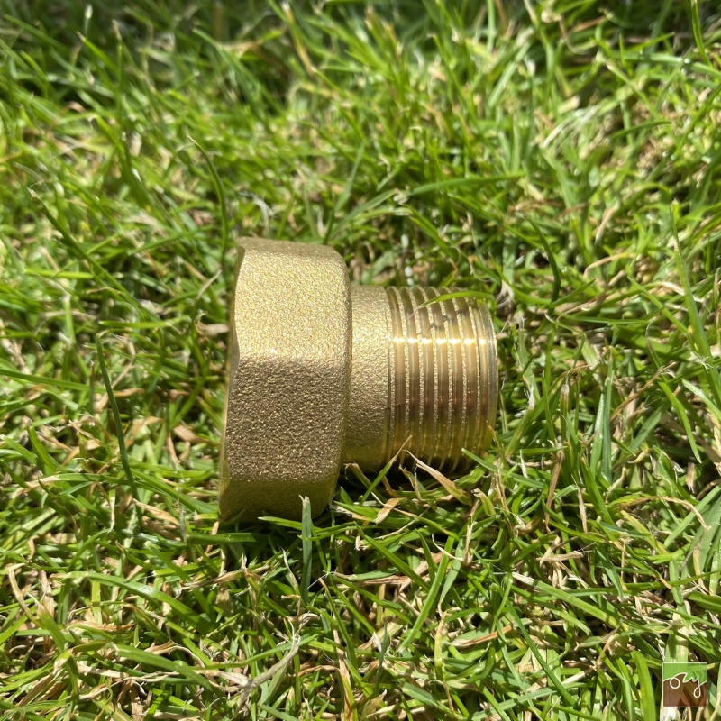 Mosazná holendrová redukce 1" - 3/4" vnitřní x vnější závit