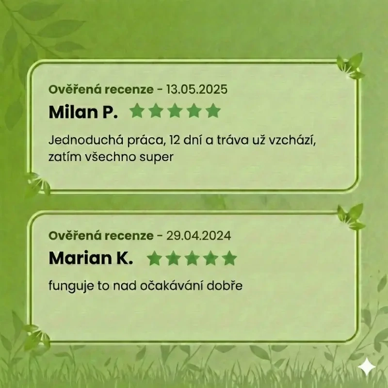 Trávníkový koberec GRASSTEX®, trávník, který založí každý sám! 2,1x25m