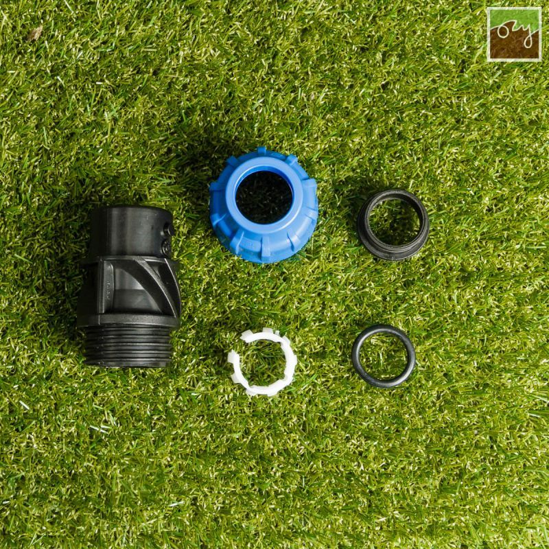 PP průchodka Ø25mm - 3/4" vnitřní závit