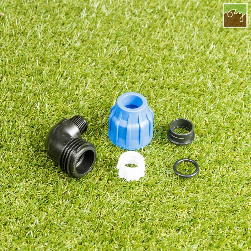 PP koleno Ø20mm - 1/2" vnější závit