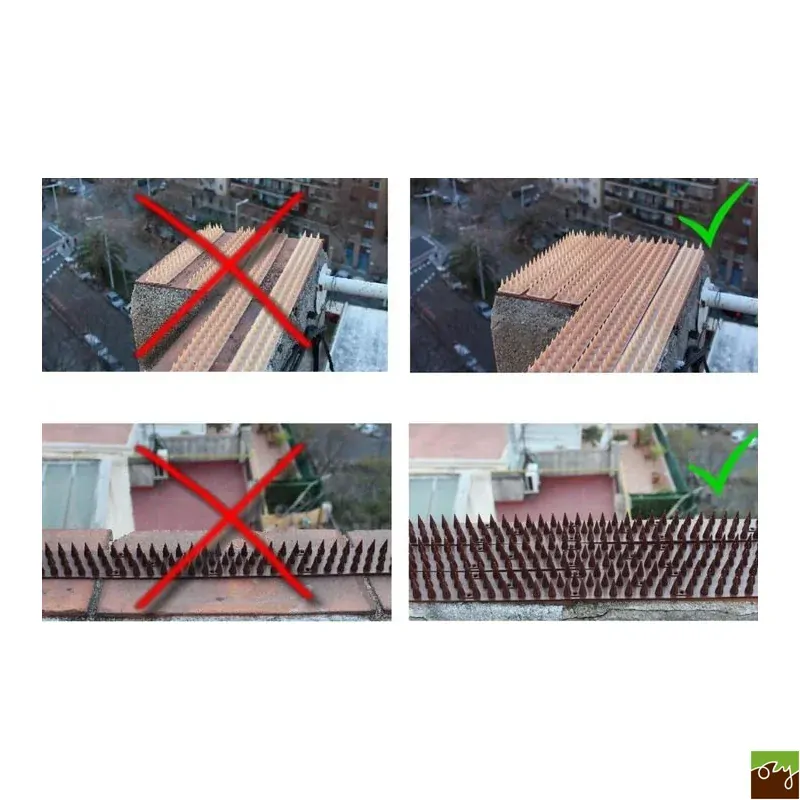 Hroty na parapety, délka 45 cm, 68 hrotů