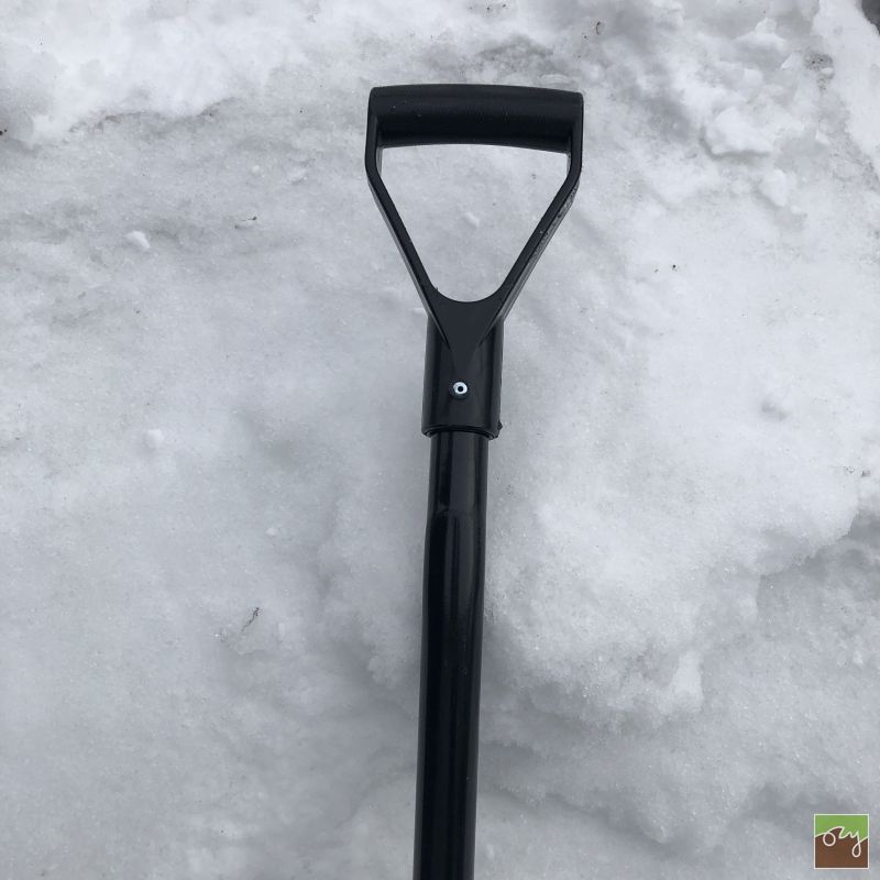 Ergonomická lopata na sneh Ergometal modrá