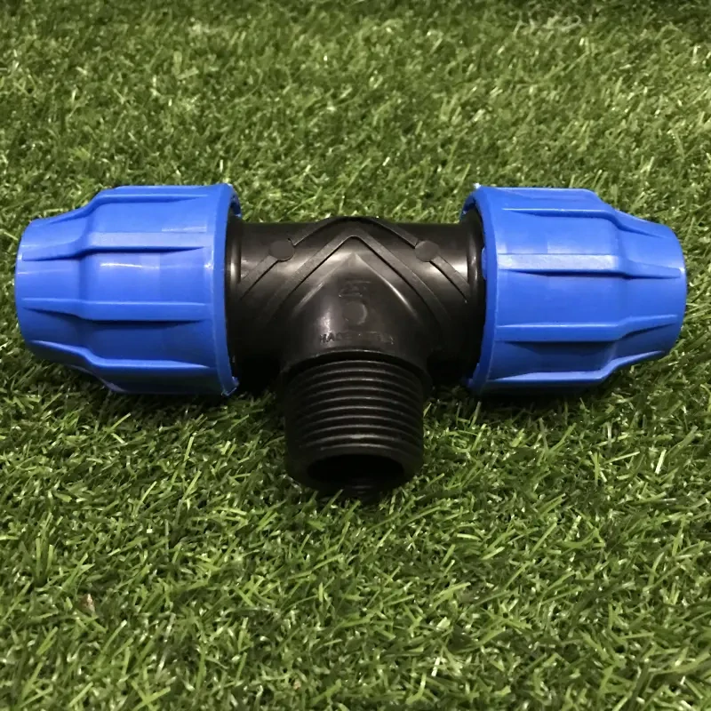 PP T-kus na PE potrubí Ø25mm - 1" vnější závit