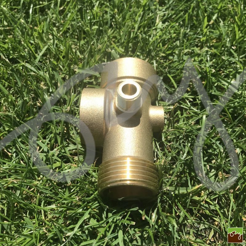 Mosazná 5-ti cestná tvarovka 82mm