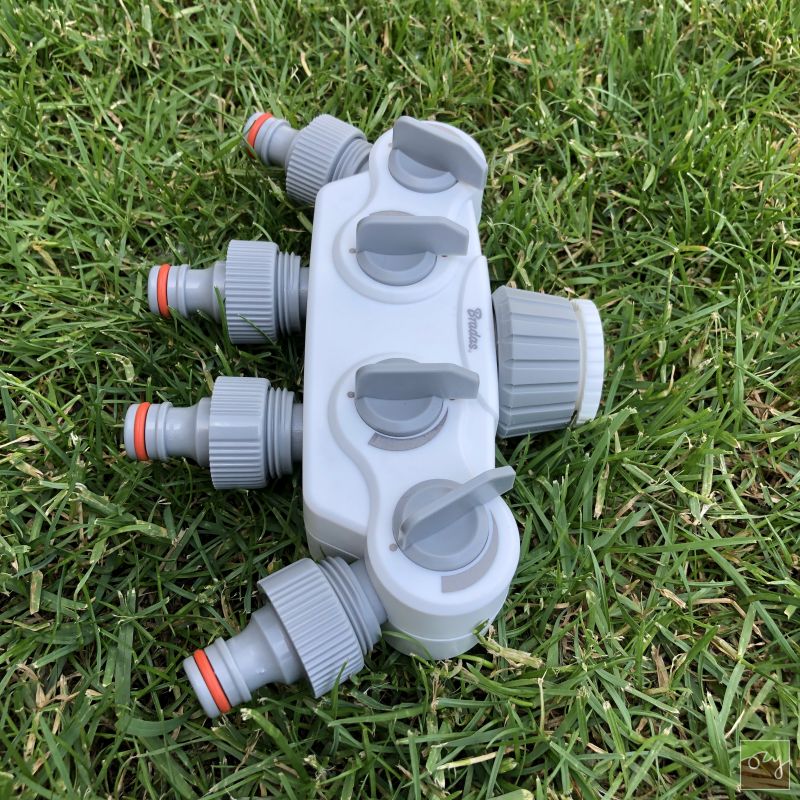 4-cestný rozdělovač s ventily - 1" + 3/4" vnitřní závit