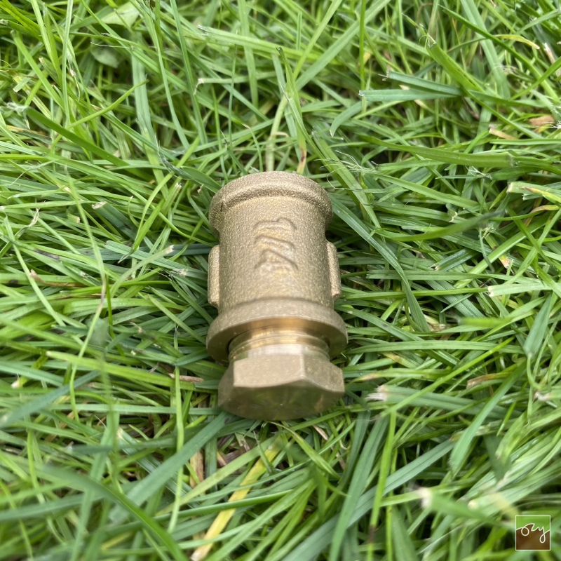 Mosazná zátka 1/4" vnější závit