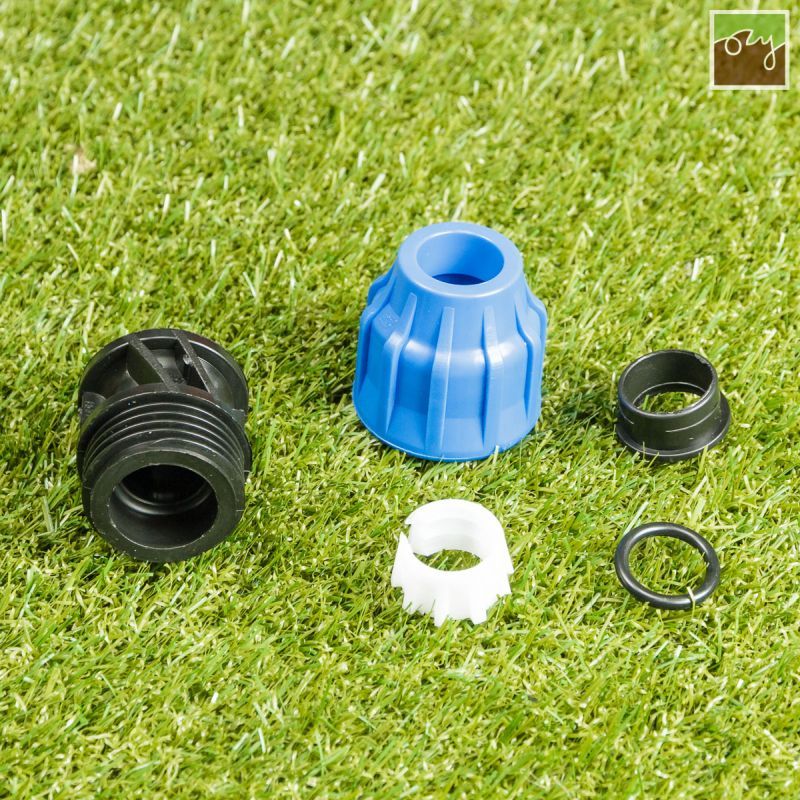 PP průchodka Ø20mm - 1/2" vnější závit