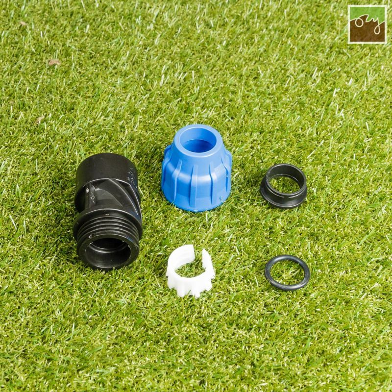 PP průchodka Ø25mm - 1" vnitřní závit