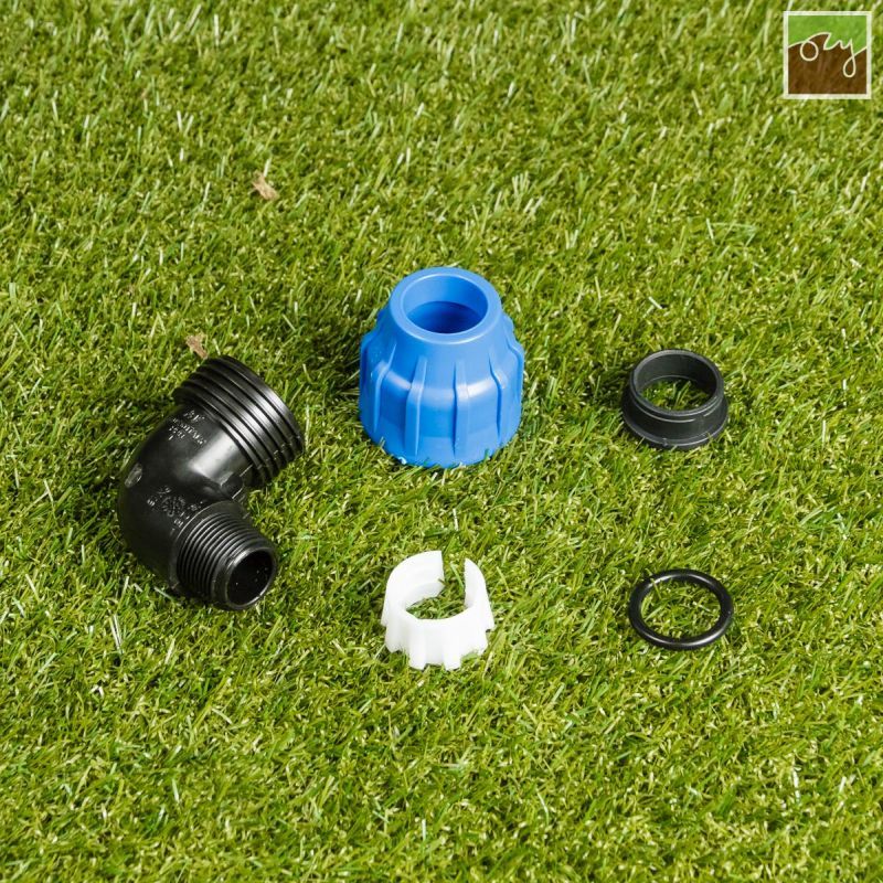 PP koleno Ø25mm - 3/4" vnější závit