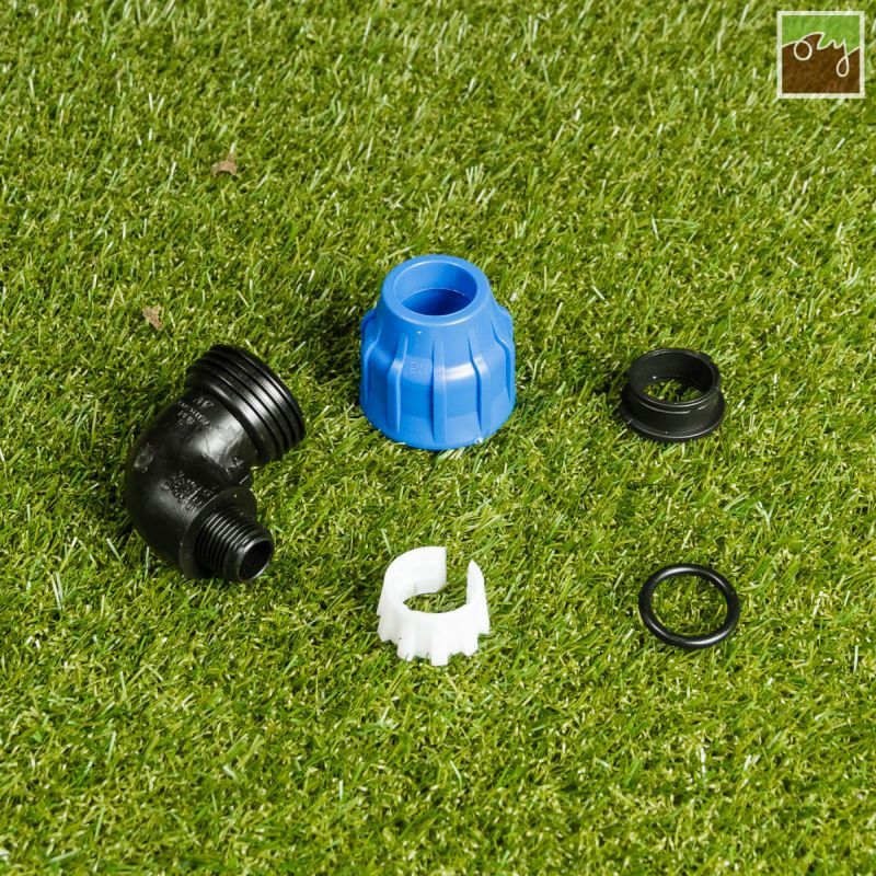 PP koleno Ø25mm - 1/2" vnější závit