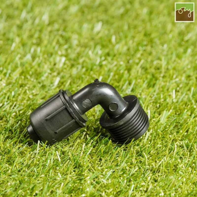 Šroubovací koleno Ø16mm - 3/4" vnější závit