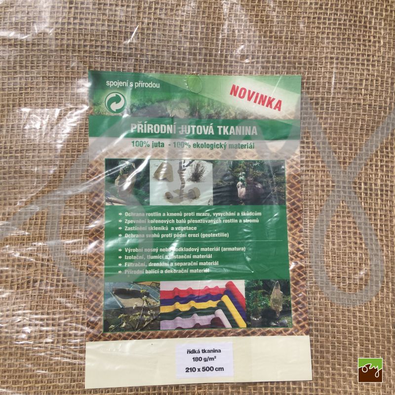 Přírodní jutová tkanina 180g/m2 | 2,05x5m | 10,25m2